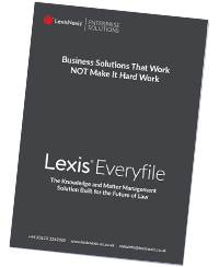 Lexis<sup>®</sup> Everyfile brochure brochure image